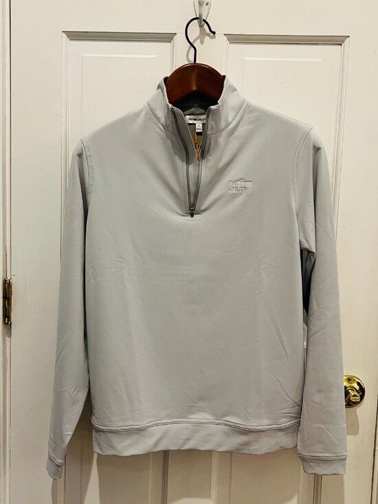 Peter Millar X Goldman Sachs Mens Quarter Zip Pullover Golf Performance Small